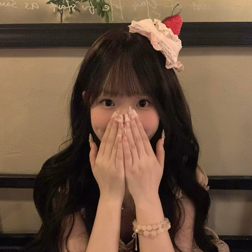 草莓蛋糕生日帽发夹女拍照道具
