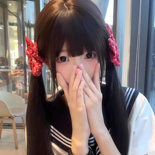 Lolita少女蝴蝶结发夹jk制服对夹