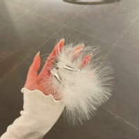 Перо-волосы с зажимами