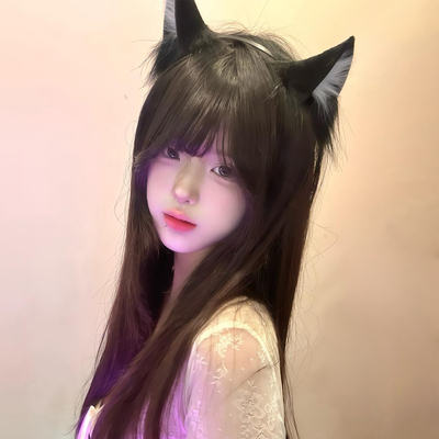 猫耳头饰发箍cos兽耳毛绒耳朵