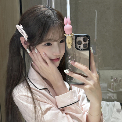 Wer字母醋酸发夹可爱少女花朵蝴蝶结刘海夹鸭嘴夹边夹碎发夹发饰