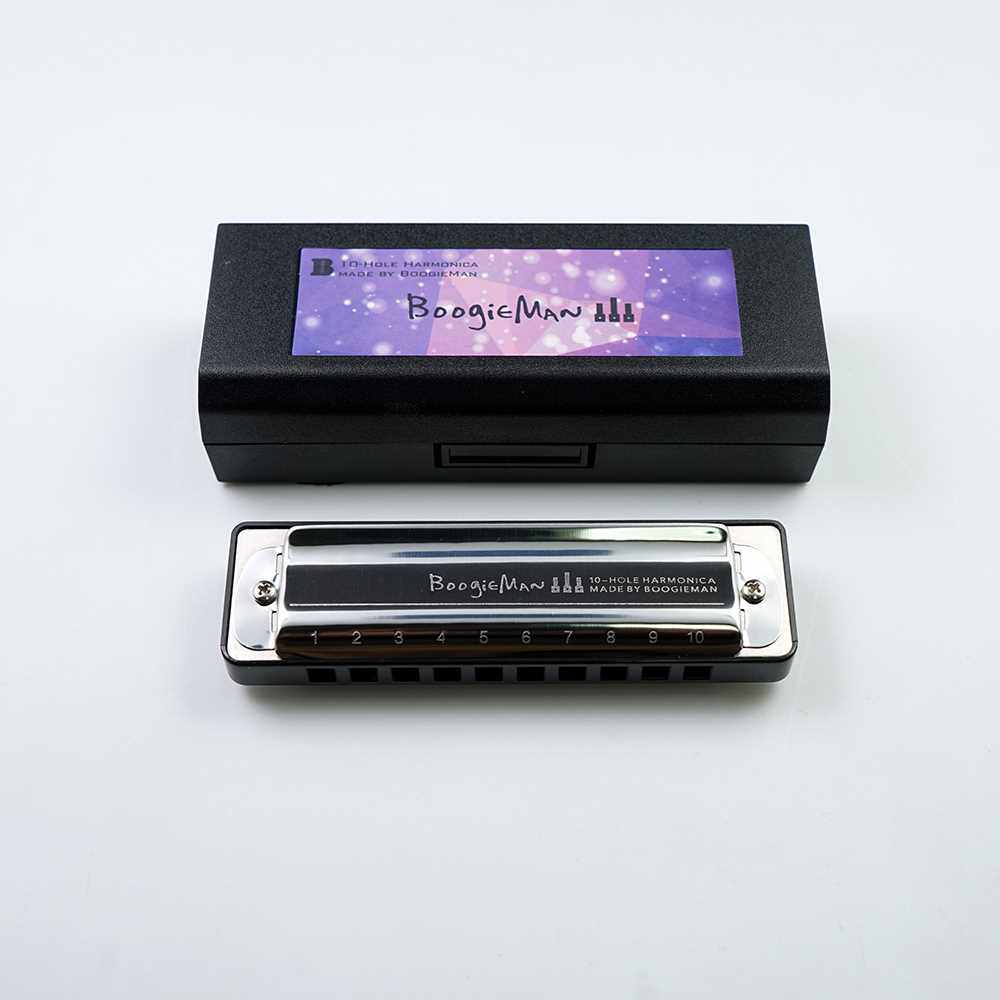 boogieman初学 十孔布鲁斯蓝调10孔口琴 bm boogie man