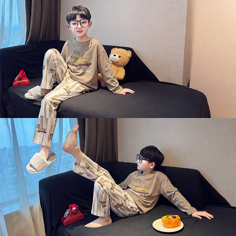 2026新款男童女童睡衣儿童家居服