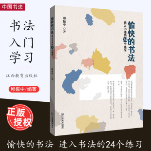 愉快的书法 进入书法的24个练习 邱振中 书法入门教材初学者书法学习教材 学习中国书法 练字学习
