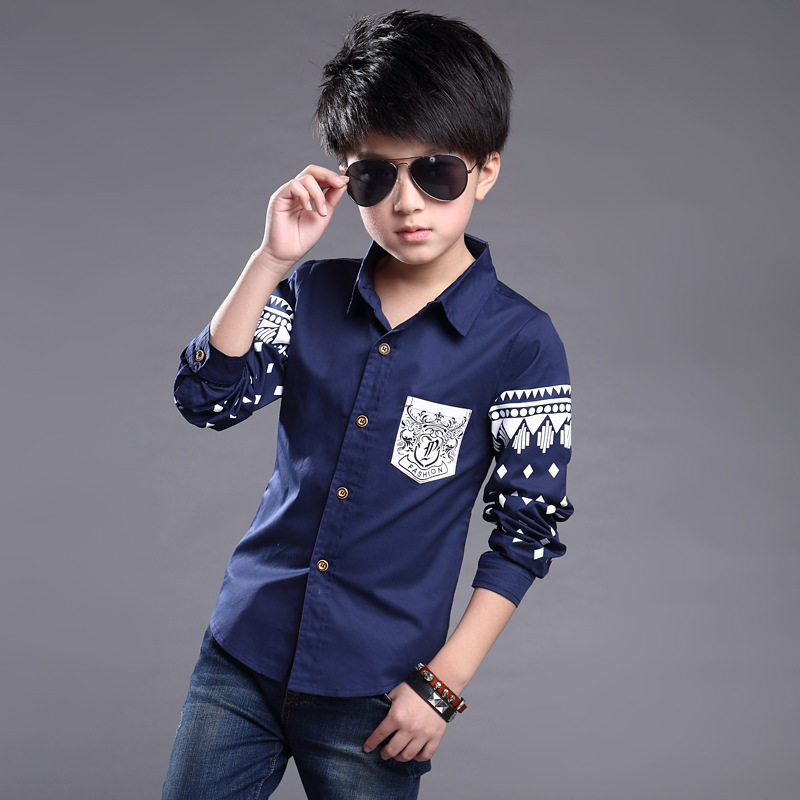 Chemise garcon à manche longue - Ref 2073812 Image 5