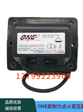 原装ONE变压器BYG002 8KV 2*5KV点火线圈BGY004-8/GS燃烧机高压包