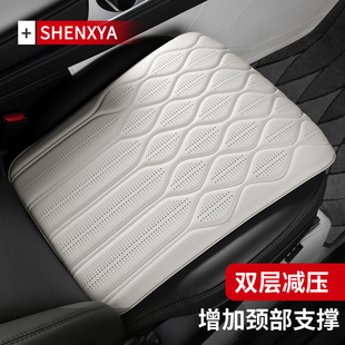 汽车坐垫奔驰宝马雷克萨斯特斯拉Modely 夏季 3座椅垫凉垫纳帕皮