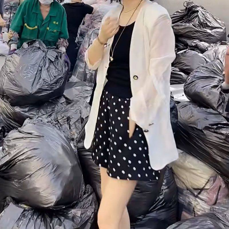 夏季新薄款印花黑白波点裤子女休闲时尚百搭松紧高腰宽松阔腿短裤,女装/女士精品,休闲裤,淘宝优惠券,粉丝福利购,淘宝优惠卷