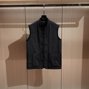 中国风坎肩马甲’ 春秋唐装 新中式 无袖 复古盘扣男款 「H9872」