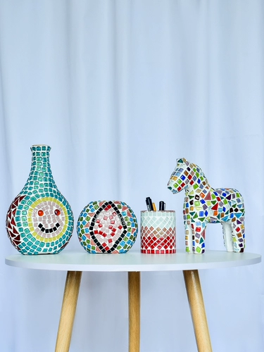 Мозаика, стеклянные самоклеющиеся гранулы, «сделай сам»