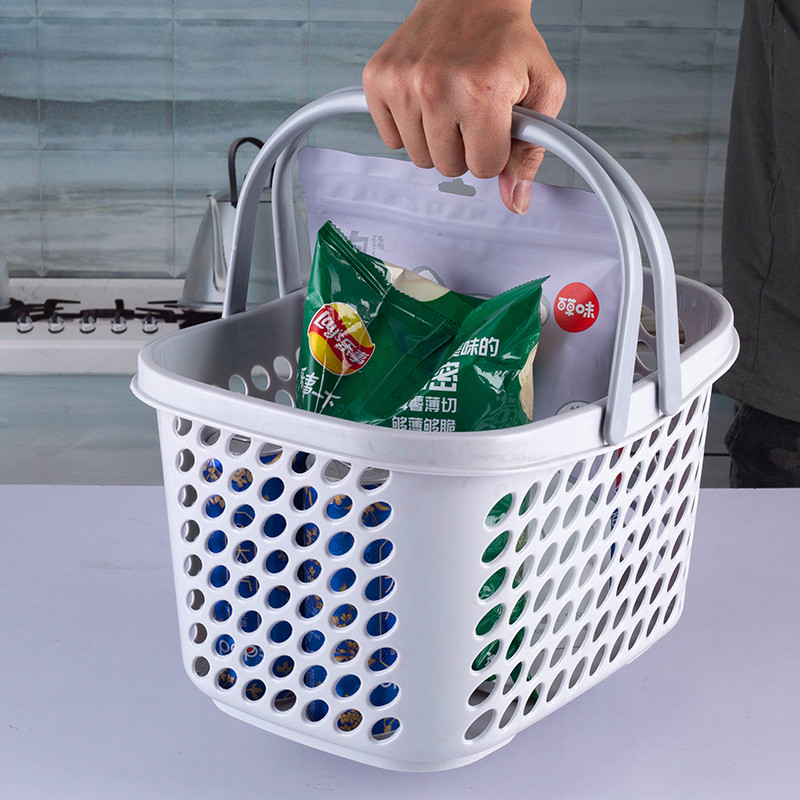 手提篮加厚购物篮采摘篮子