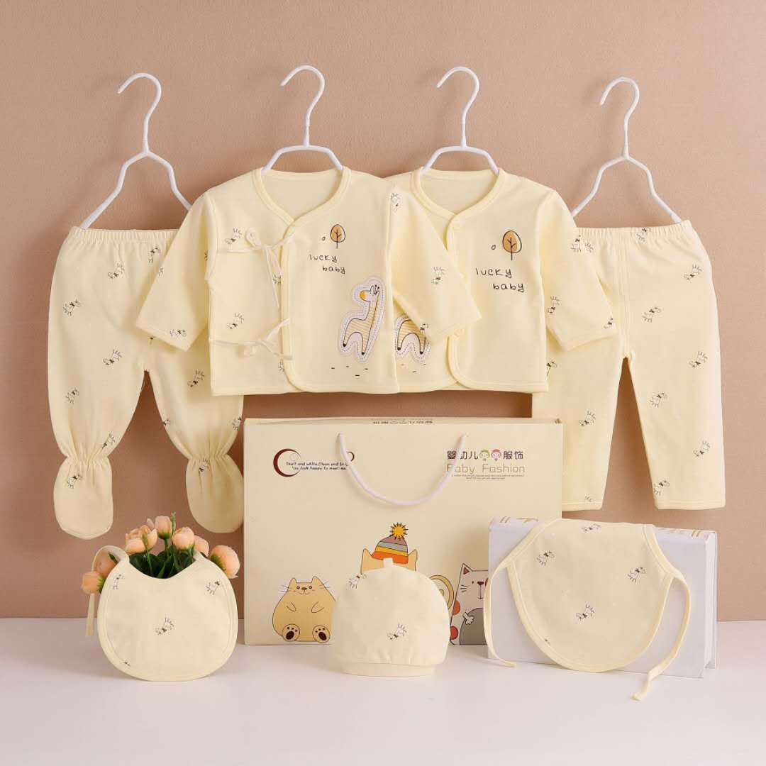 新生儿礼盒套装婴儿衣服夏薄春秋棉质刚出生宝宝用品大全满月礼物