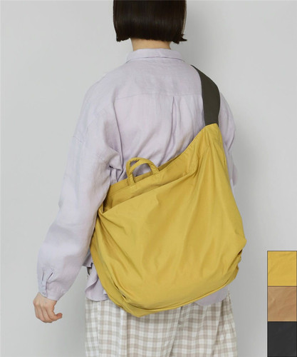 BEAMS单肩斜挎手提包撞色超大号