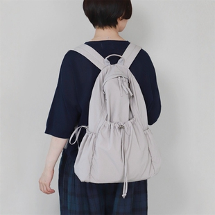 RNA日本原厂真品复古潮牌杂志学院小众防水尼龙布女双肩手提背包