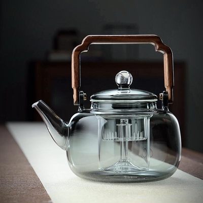 玻璃煮茶烧水壶加厚耐高温泡茶单壶电陶炉专用烧茶蒸茶壶