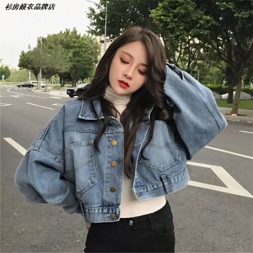 外套2026女春秋港味BF风上衣服新款复古洋气小个子牛仔短款潮