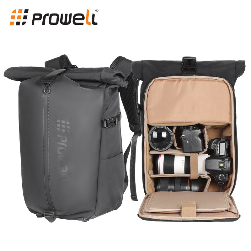 Prowell防水多功能双肩摄影包专业户外休闲通勤无人机单反相机包