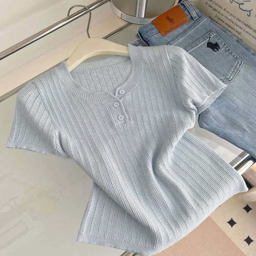 【赠运费险】亲肤冰丝针织上衣