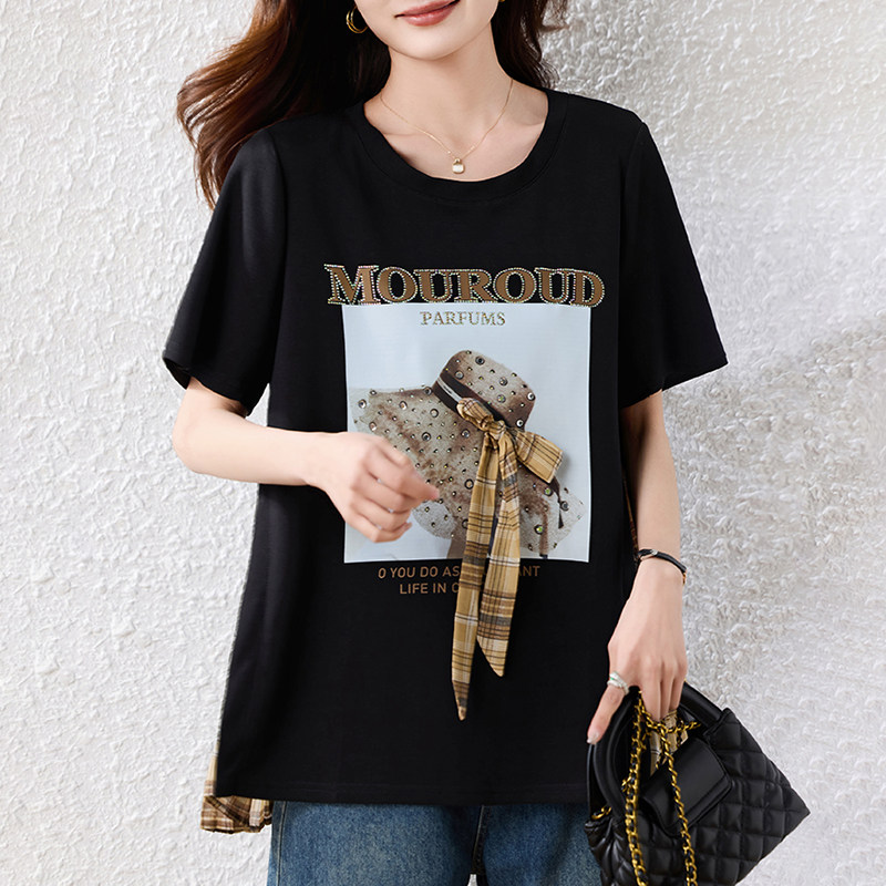 实拍2026年夏季新款大码微胖显瘦减龄气质洋气百搭通勤时尚休闲女