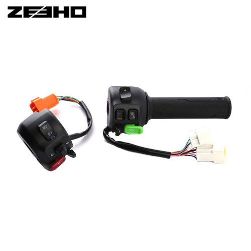 ZEEHO电动车原厂配件极核AE4SE+左/右手把开关总成 大灯喇叭按钮