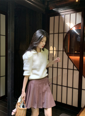 LXLILIUM 特定澳毛polo领泡泡袖上衣 10/13 AM10:00