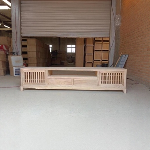 新中式实木电视柜北方老榆木客厅家用现代简约小户型收纳储物柜