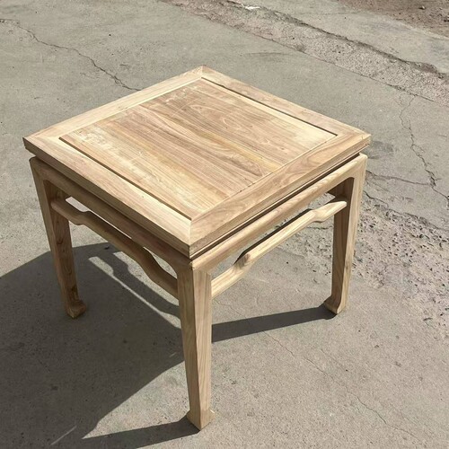 新中式实木餐桌仿古八仙桌矮方桌