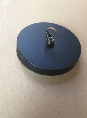 加厚灯具吸顶盘灯饰配件边挂盘黑色铁圆盘吊灯底座固定盖羊皮灯笼