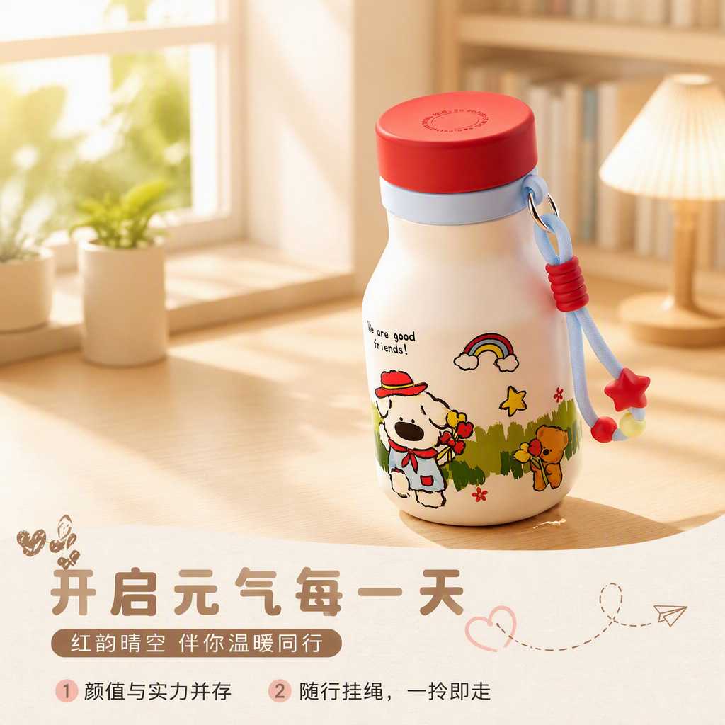 咕噜小奶罐316不锈钢保温杯