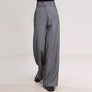 帅气休闲高级感长裤 直筒裤 抗皱西装 裤 显瘦男新款 微阔腿裤 宽松西裤