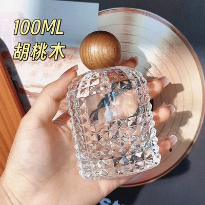 高档香水分装瓶100ml大容量螺口喷雾瓶空瓶50ml便携式按压替换瓶