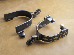 美国进口 西部牛仔美式复古马刺 男士马刺 调训马匹 牛仔装扮