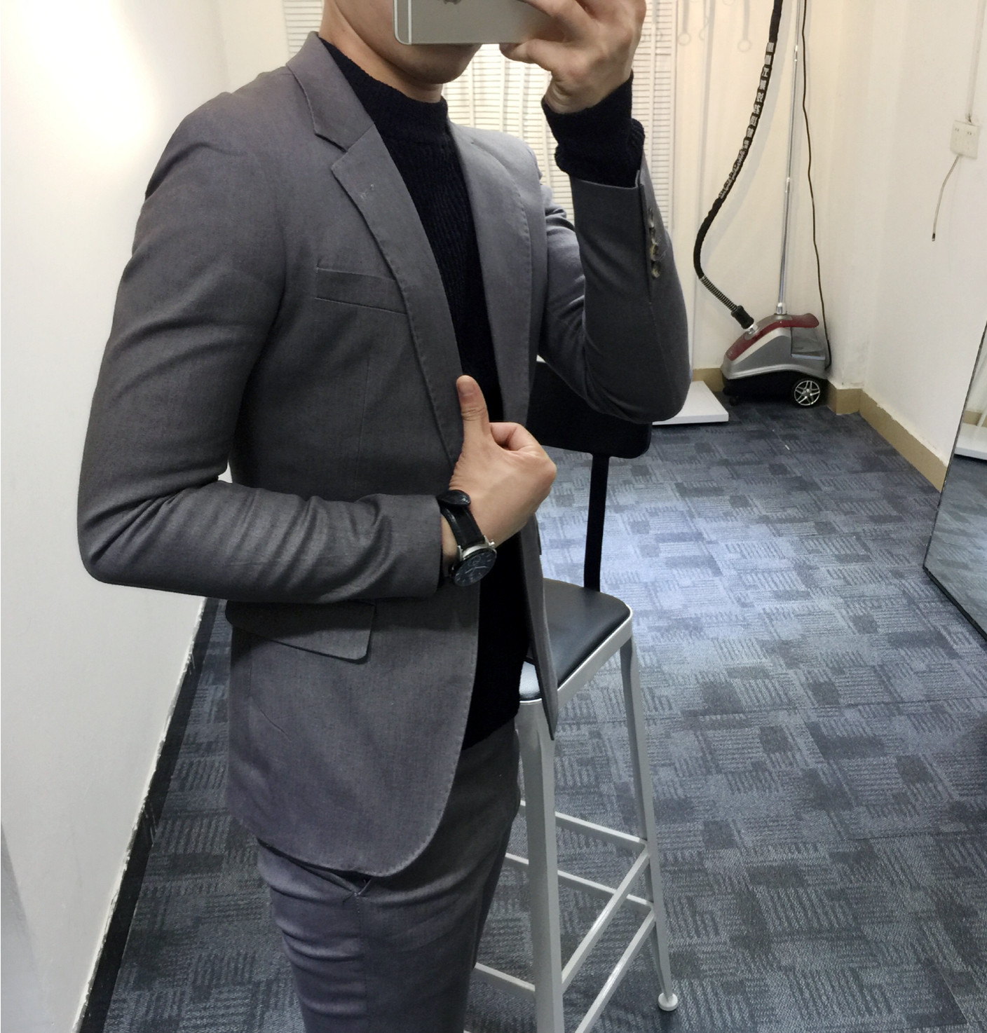 Costume homme en coton pour automne - Ref 1553875 Image 4