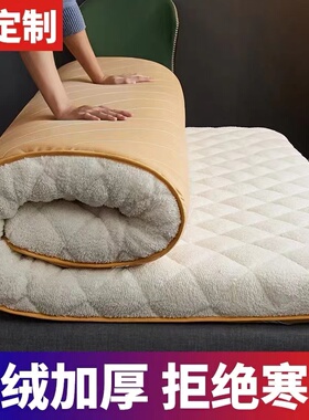 定制羊羔绒床垫135*140*160*170*180*190*200*220cm榻榻米软垫子