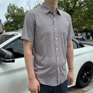 新款 衬衫 2025年夏季 翻领衬衣 休闲男士 棉100% BC932003 短袖