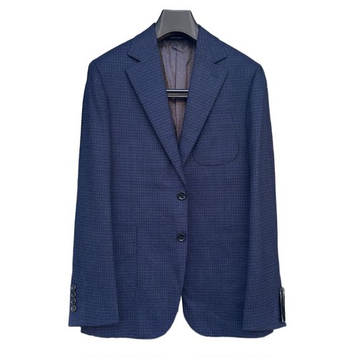 890321 进口面料菲LA特 羊毛100%秋冬新款西服二粒扣修身羊毛单西