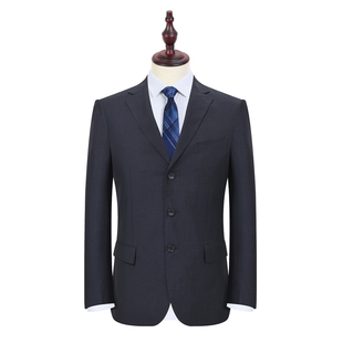 桑蚕丝 男士 西服套装 AIC04 宽松双开叉西装 羊毛 商务正装 老沙家