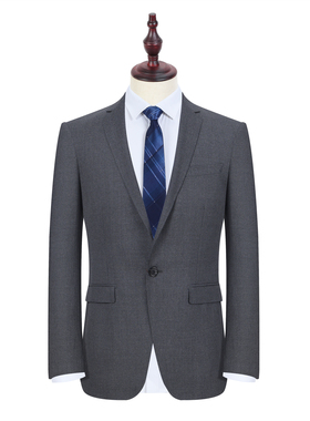 NXF313301-7单西 羊毛84.5% +桑蚕丝15.5% 男士春秋西服修身西装