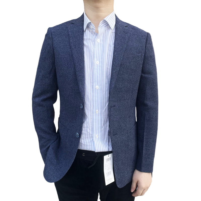 870322 羊毛68% 秋冬厚款男士高定羊毛单西新款修身平驳领双开叉,男装,休闲西服,淘宝优惠券,粉丝福利购,淘宝优惠卷