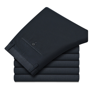 爸爸弹力宽松直筒中老年长裤 K244 中年男裤 休闲裤 雅剪 春秋新款