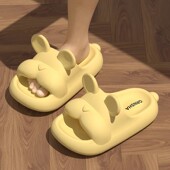 踩屎感拖鞋 男 室内家居厚底防滑凉拖鞋 女外穿2025新款 可爱小熊夏季