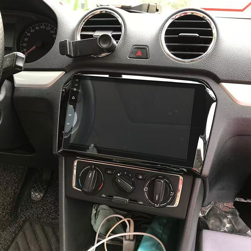 大众新捷达桑塔纳大屏智能导航倒车影像车载导航一体机行车记录仪