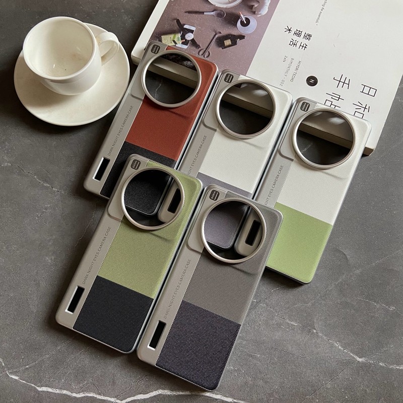 适用小米12sultra手机壳秒变相机款简约商务个性创意钻石纹男女防摔保护套潮