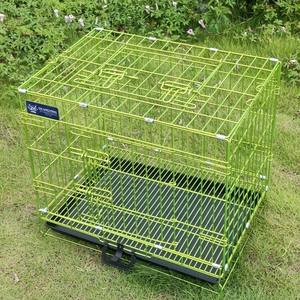 外销中盈纳米漆加粗狗笼子镜色烤漆防锈折叠宠物笼狗屋猫笼加固