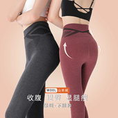 修身 山羊绒保暖裤 秋冬款 高腰收腹提臀打底裤 可外穿 女士薄绒秋裤