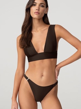 意单INCANTO 性感欧美深V度假风比基尼泳衣 三角温泉海边分体泳装