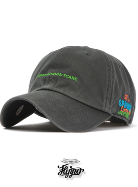 韩国FLIPPER棒球帽代购男女春夏新款大码鸭舌帽韩版软顶水洗牛仔