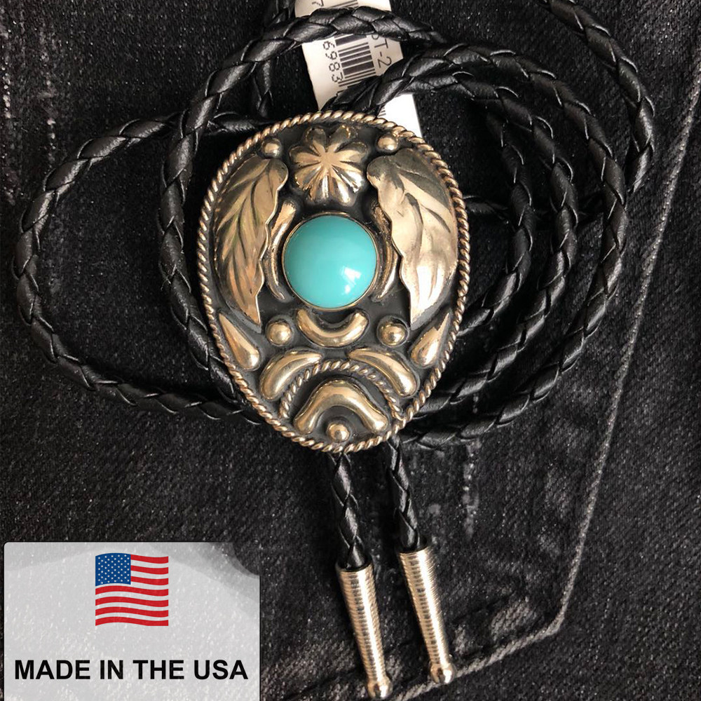 现货bolo tie 美国制造德银男士波洛领结领带时尚单品项链