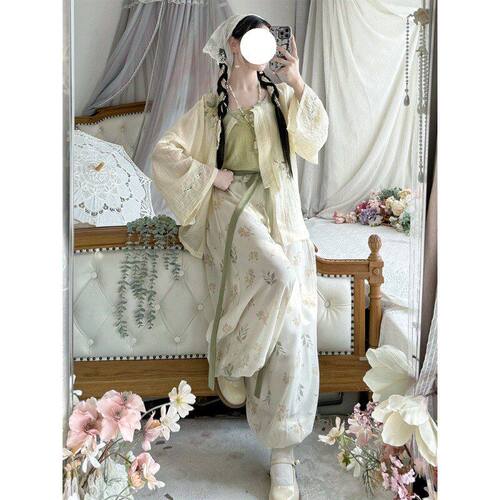 民族风汉服【中国风女刺绣淘里