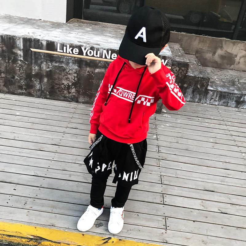 ÄÐͯÇï×°2018пÐ享°æÑóÆøÁ½¼þÌ׳±ÒÂÖÐͯ´ºÇï¿î¶ùͯÁ¬Ã±Ì××°